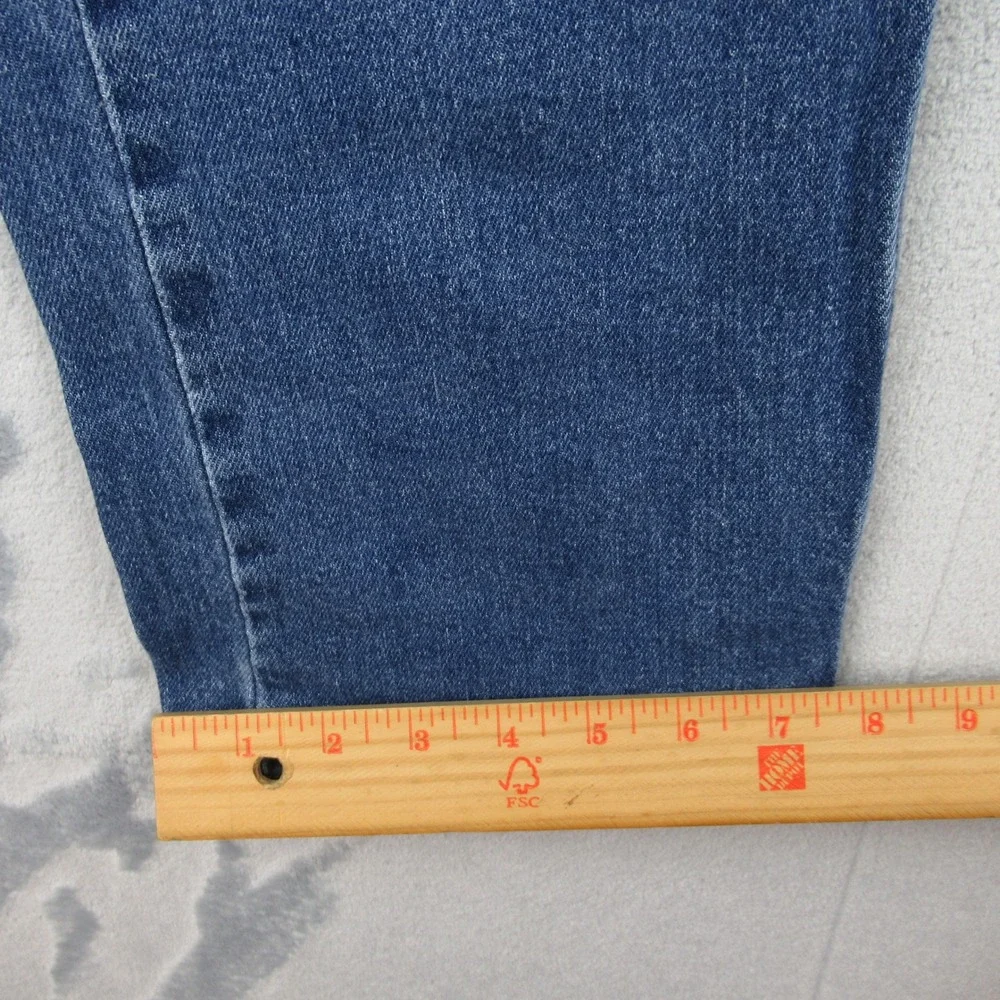 Levis 505 Regular Fit Jeans Mens 34x32 Blue Straight Leg Stretch 00505-2222